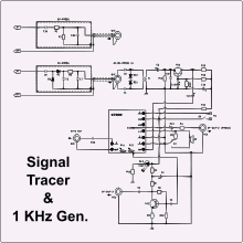 Tracciatore/Generatore di segnali BF